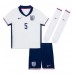 England John Stones #5 Fußballbekleidung Heimtrikot Kinder EM 2024 Kurzarm (+ kurze hosen)